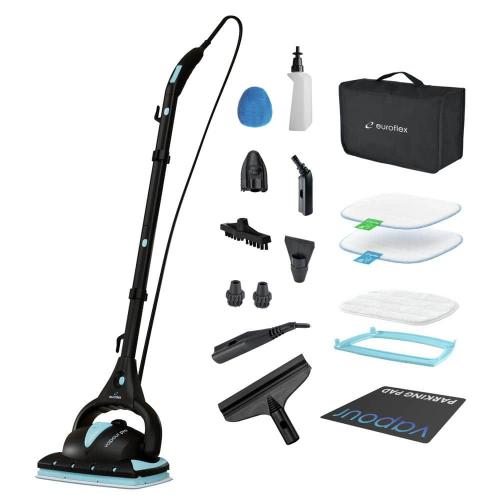 Vapour Pro Hybrid Steam Mop and 18-Piece All-in-One Steam Cleaner with Ultra Dry Steam Technology (M4S)