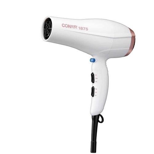 Double Ceramic 1875-Watt Hair Dryer in White