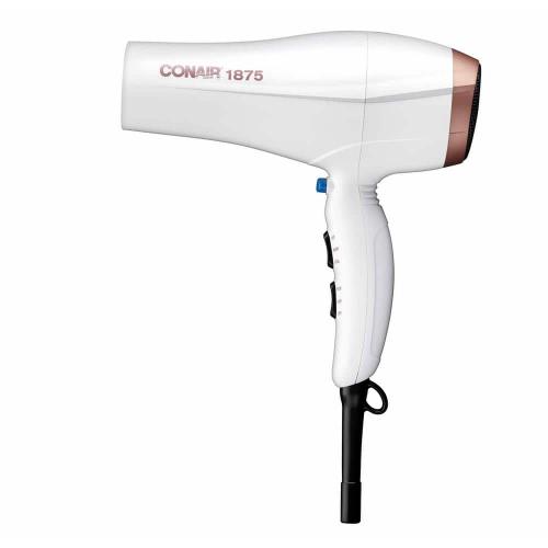 Double Ceramic 1875-Watt Hair Dryer in White