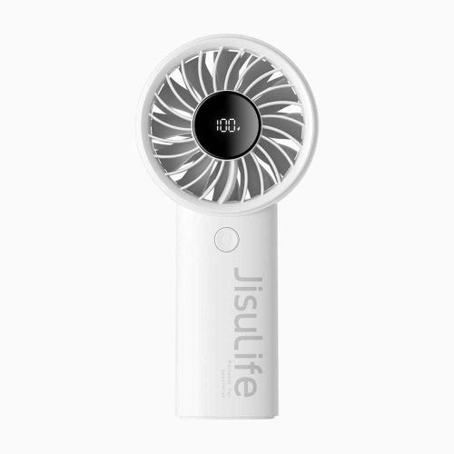 Life 4 5-Speeds Handheld Personal Fan with 3600 mAh Battery, Gray