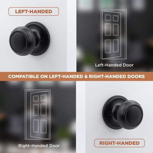 Colonial Black Dummy Door Knob