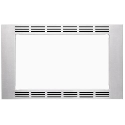 Panasonic 27 in. W Trim Kit for 1.2 cu. ft. Microwave Ovens in Stainless Steel
