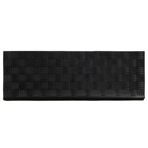 Black 10 in. x 30 in. Non-Slip Indoor/Outdoor Rubber Stair Tread Cover (Set of 5)