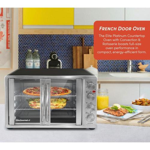 Gourmet Double Door Oven with Rotisserie and Convection