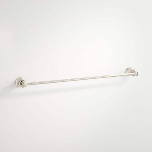 Pendleton 24 in. Wall Mounted Single Towel Bar in Polished Nickel