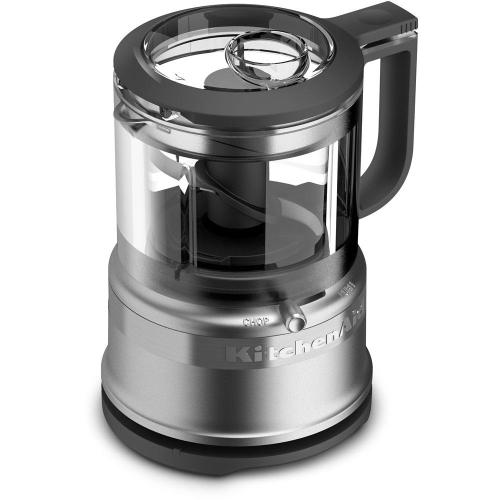 Mini 3.5-Cup 2-Speed Contour Silver Food Processor with Pulse Control