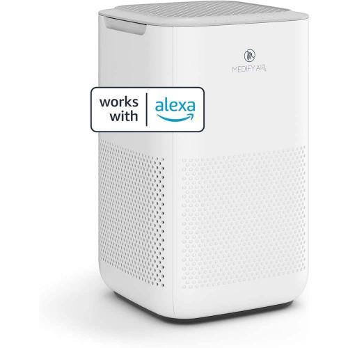 MEDIFY MA-15 SMART UV Air Purifier with H13 True HEPA Filter, 293 Sq. Ft. Coverage, 99.9% 0.1 Microns, White, 1-Pack