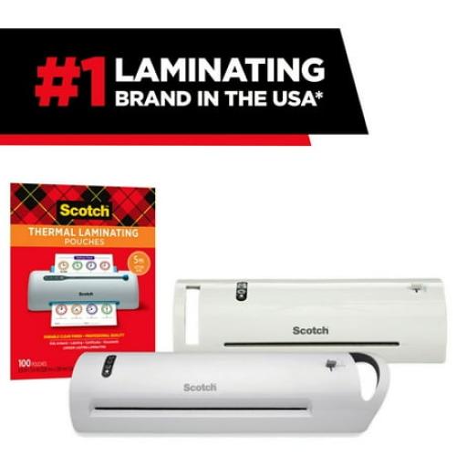 Scotch Thermal Laminator Plus 2 Letter Size Pouches (TL902)