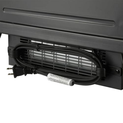 Mainstays New 2-Setting 3D Electric Stove Heater with Life-like Flame, Black