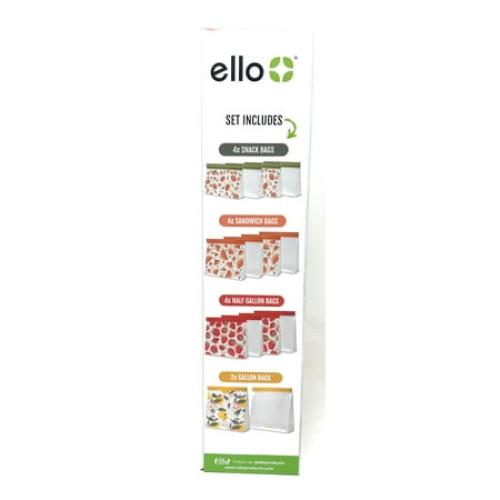 Ello reusable food storage bags - 14 bags