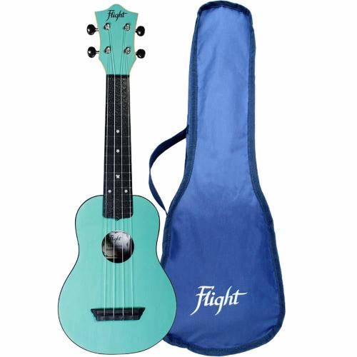 Flight 4-String Travel Series Soprano Ukulele Light Blue (TUS-35LB)
