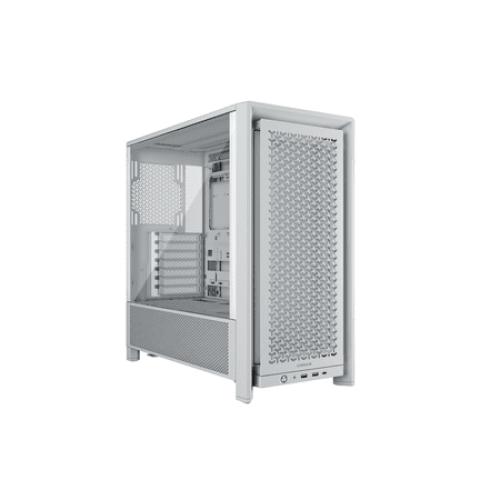 Corsair Frame 4000D White Steel / Tempered Glass ATX Mid Tower Computer Case