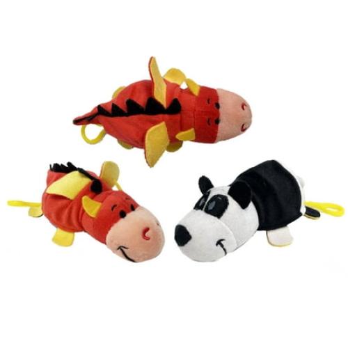 The Original FlipaZoo 5 inch Plush Toys with Clip, Sold Individually