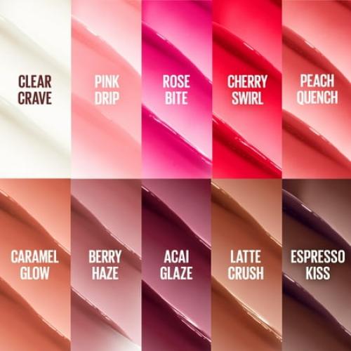Maybelline Lifter Glaze Oil Balm with Hydrating Oil Blend, Latte Crush, 0.1 oz