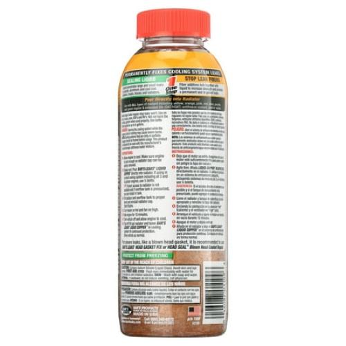 2 pack Bar's Leaks Block Seal Liquid Copper Coolant Leak Fix, 18 oz