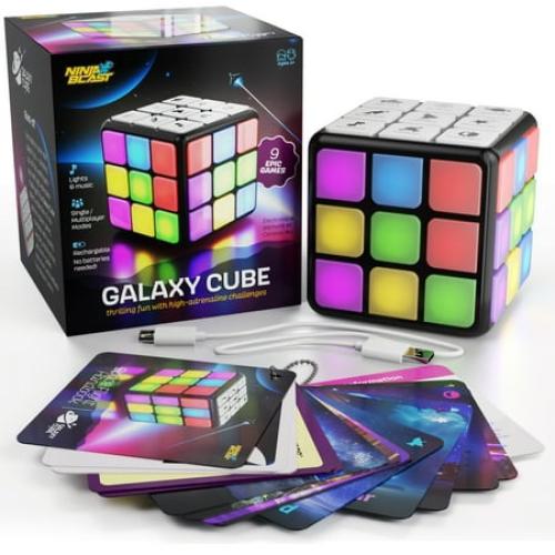 Rechargeable Game Activity Cube - 9 Fun Brain & Memory Games - Cool Toys for Boys and Girls - Christmas/Birthday Gifts for Ages 6-12  Year Old Kids Tweens & Teens - Best Boy & Girl Toy Gift Ideas