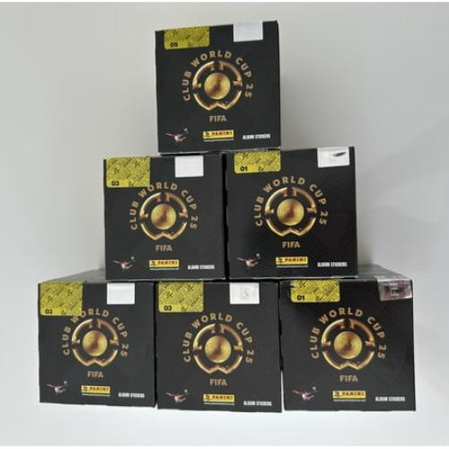 Panini 2025 FIFA Club World Cup Sticker Box With 250 Stickers