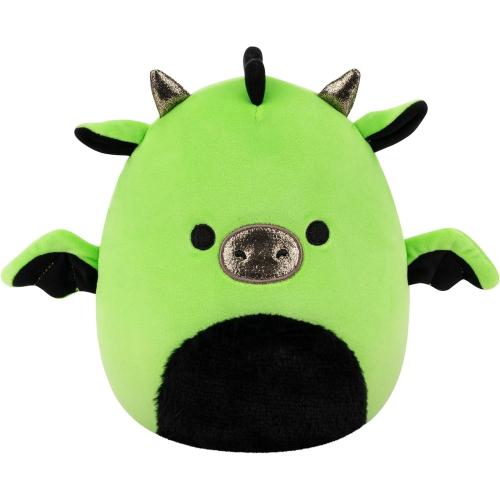 Squishmallows Original 8in Excalibur the Neon Green Dragon – Official Jazwares Halloween Plush (Little)