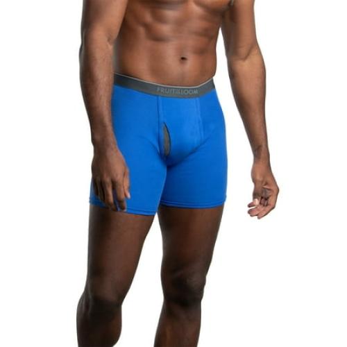 MEDIUM Fruit of the Loom Men's CoolZone Fly Boxer Briefs,