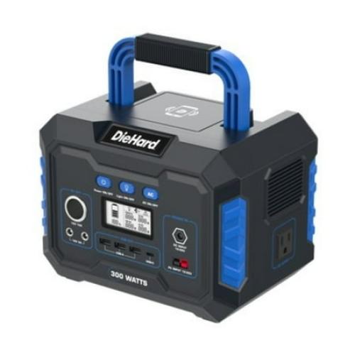 DieHard Portable Power Station 300-Watt (600-Watt Peak) - Quiet, Lightweight Solution for Home Backup, Weather Emergencies, Outdoor Recreation, Jobsite and more