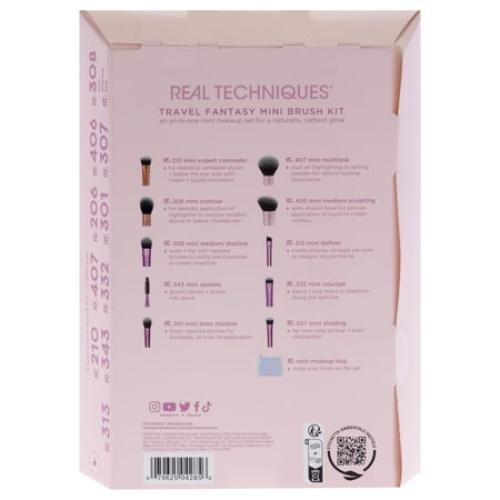 Real Techniques Travel Fantasy Mini Brush Kit , 11 Pc Kit Set