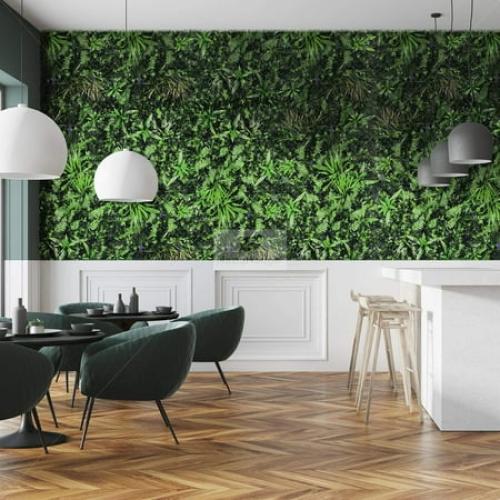 NatraHedge Artificial Kauai Living Wall Vertical Garden for Outdoor Hedge Installments or Indoor Decor (5 Pack) 28 SQF