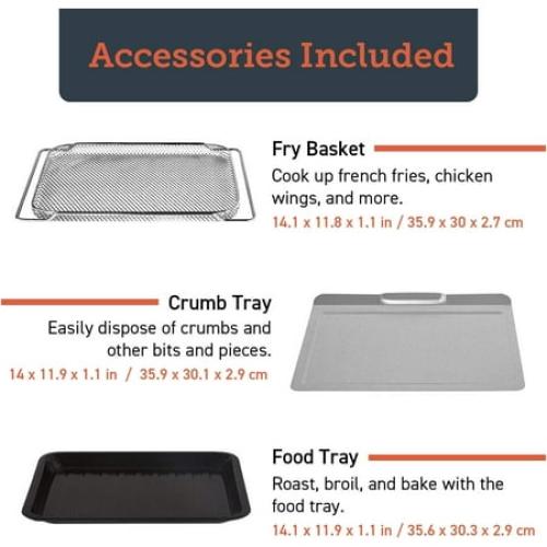 COSORI Smart New Air Fryer Toaster Oven, Large 32-Quart, Stainless Steel, Walmart Exclusive Bonus, Silver