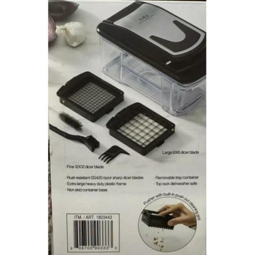 Miu Vegetable Chopper w/ 2 Interchangeable Dicer Blades, New in Box