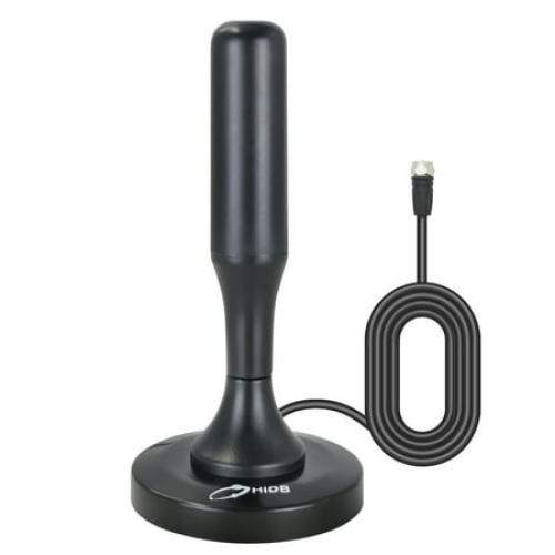 HiDB V421 Indoor TV Antenna with 50m Reception Range, Vhf&Uhf Multi-Directional