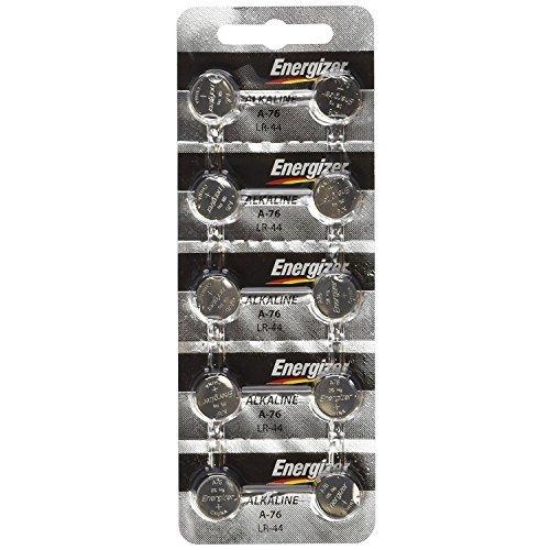 Energizer LR44 1.5V Button Cell Battery 10 pack (Packaging may vary)