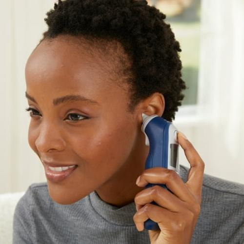 Navy Blue Braun ThermoScan 7  Connect Ear Thermometer, IRT6575US