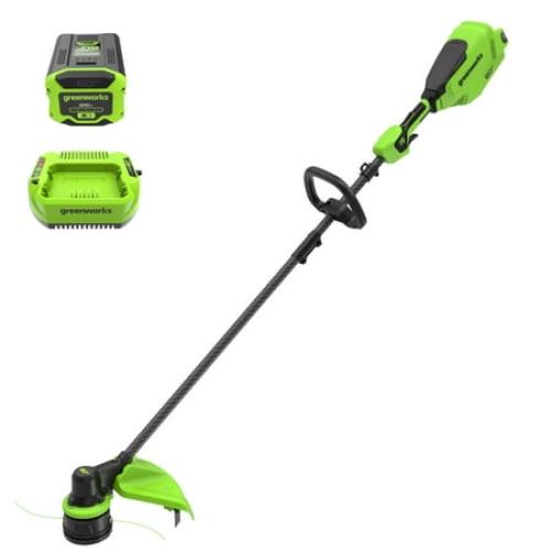 Greenworks 60V 16 Carbon Fiber Shaft String Trimmer with (1) 2.5 Ah Battery & 3A Charger 2136502