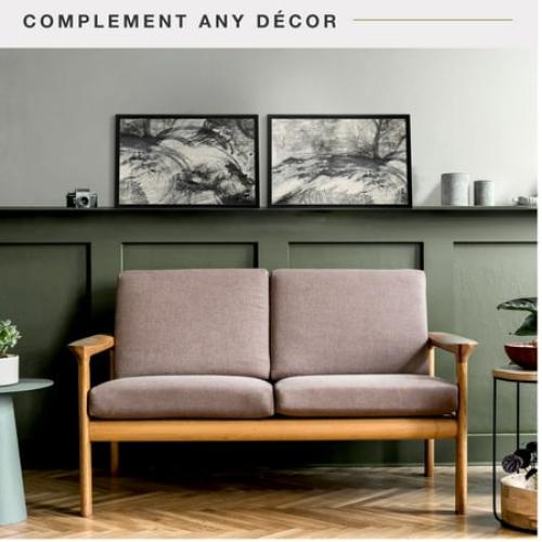 MCS Foundation 16x24 Poster Frame Traditional Brass, Vertical & Horizontal Wall Hanging Large Picture Frame for Photos, Posters & Art Prints (1-Pack)