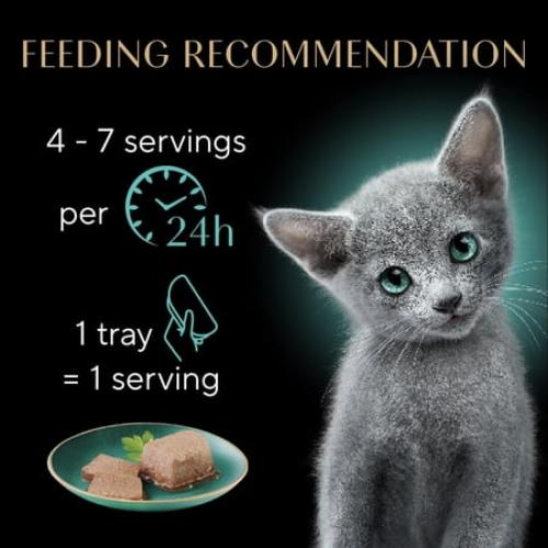 Sheba Perfect Portions Kitten Variety Flavors Pate Wet Cat Food, 2.6 oz Twin-Pack Trays (24 Pack)