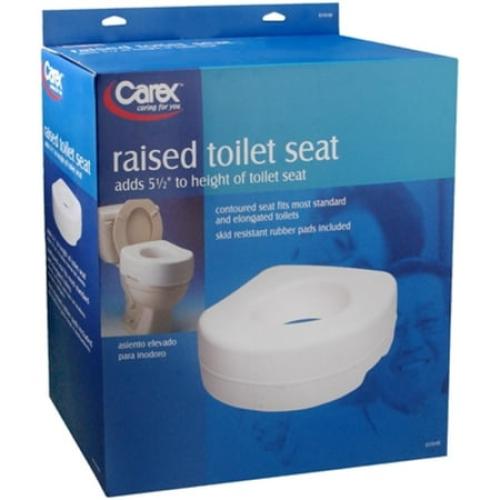 Carex Raised Toilet Seat B310-00 1