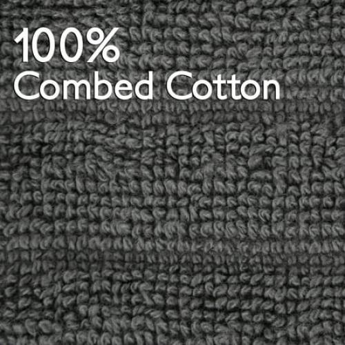 All-Clad Solid Cotton Kitchen Towel, 2 Pack, black