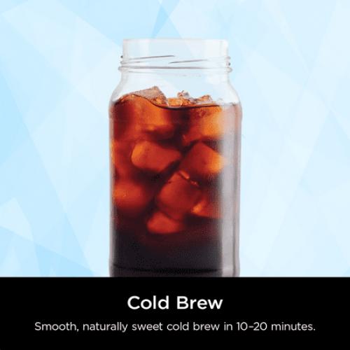 Ninja Pods & Grounds Hot & Iced Single-Serve Coffee Maker, K-Cup Pod Compatible, Rapid Cold Brew, PB045, Black
