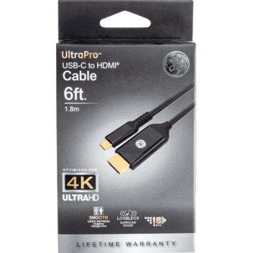 GE USB-C to HDMI 2.0 Computer Cable, 6ft
