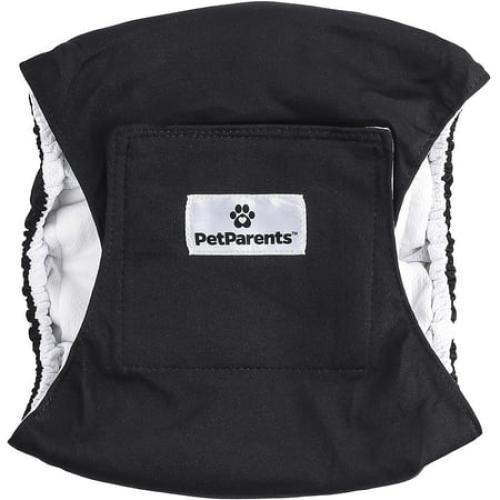 Pet Parents Premium Washable Belly Bands for Male Dogs & Extendrs, (3pack) of Male Dog Diapers & Male Dog Belly Bands, Color: Black, Size: Small Dog Diapers Male