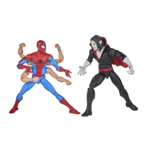 Marvel: Legends Spider-Man vs Morbius Kids Toy Action Figures for Boys & Girls Ages 4 5 6 7 8 and Up, 2 Pack