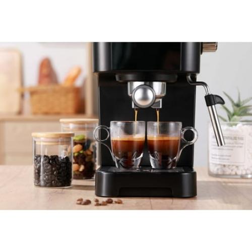 Mainstays Espresso Maker, Matte Black, 950 Watts, 15 Bar