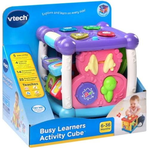 VTech Busy Learners Activity Cube- Purple