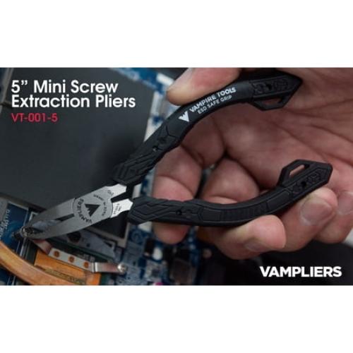 VAMPLIERS Mini Pliers 5 VT-001-5 Stripped Screw Removal Tool, ESD Safe Mini Pliers, Hand Tools for Electronics Repair