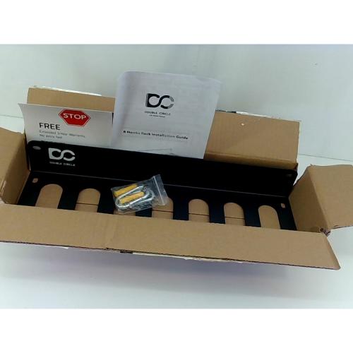 Double Circle Gym Equipment Storage Rack - Multi Purpose Gym Equipment Wall Rack Hanger for Pro Home Gym Storage for Exercise Bands Barbell Bar Jump Ropes Chains Lifting Belts