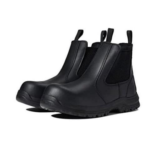 Moxie Trades Angelina Chelsea BLACK CRAZY HORSE LEATHER size 9.5