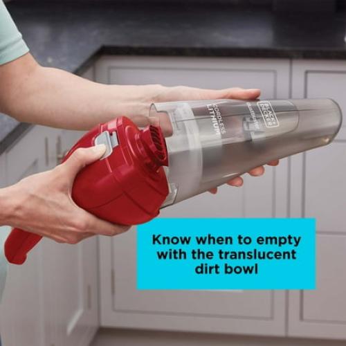 BLACK DECKER Dustbuster Cordless Handheld - Portable Car & Pet Hair Vacuum, HNVC115JB06