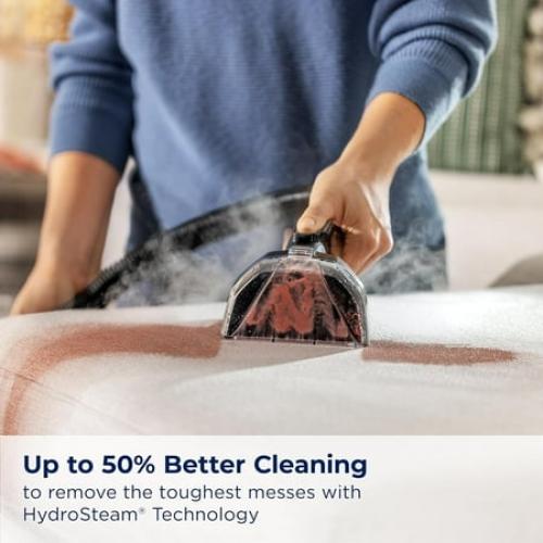 BISSELL 3618 Little Green HydroSteam Multi-Purpose Portable Carpet and Upholstery Cleaner, Car and Auto Detailer, 3618 ‼️used‼️