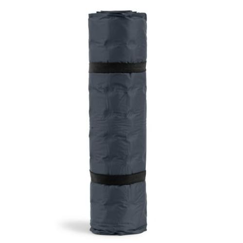 Ozark Trail Self-Inflating Camp Pad with Pillow - Grey, Adult, 78 L x 25 W x 2 H