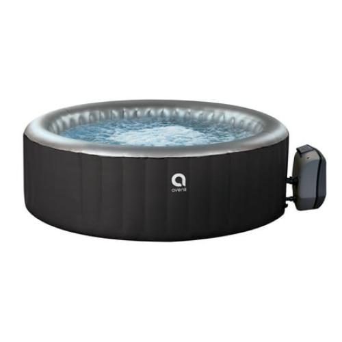 Avenli London 2-3 Person Inflatable Hot Tub Spa   Cover, Rapid Heating up to 104°F, 105 Water Jets, 181 gal Capacity