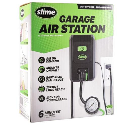 Slime Garage Air Inflation Station 120 Volts Tire Inflator Tire Pump - 40081
